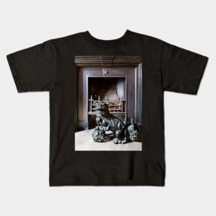 Astley Hall-Fire place Kids T-Shirt